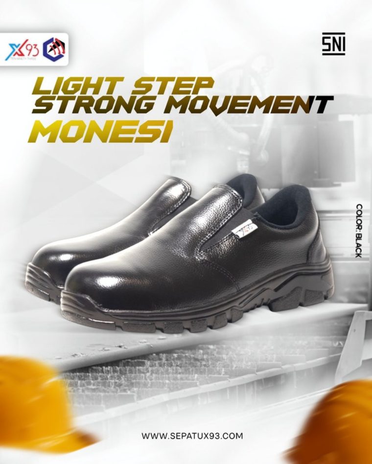 X93 MONESI safety shoe — black