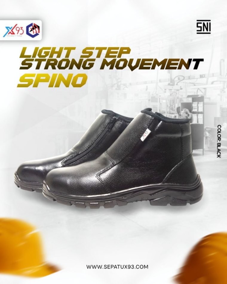 X93 SPINO safety shoe — black