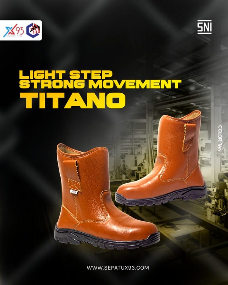 X93 TITANO safety boot — tan
